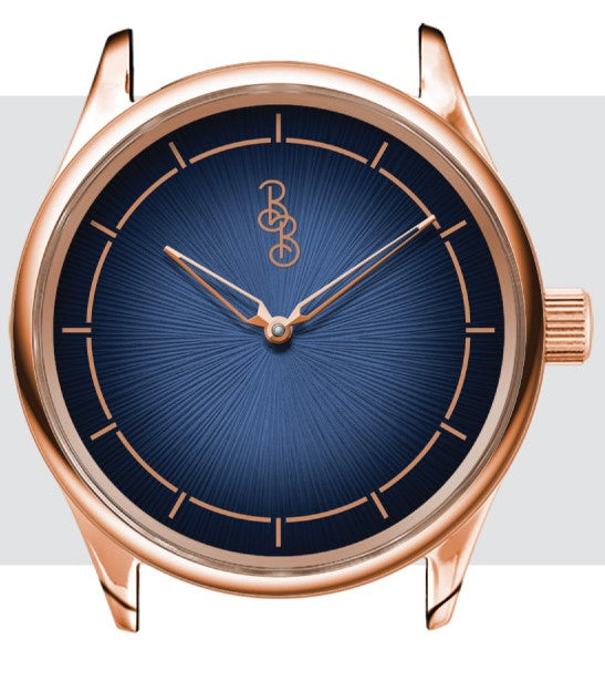 Navy Blue Sunburst