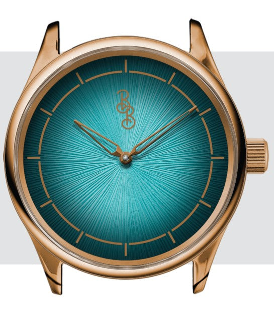 Teal Sunburst