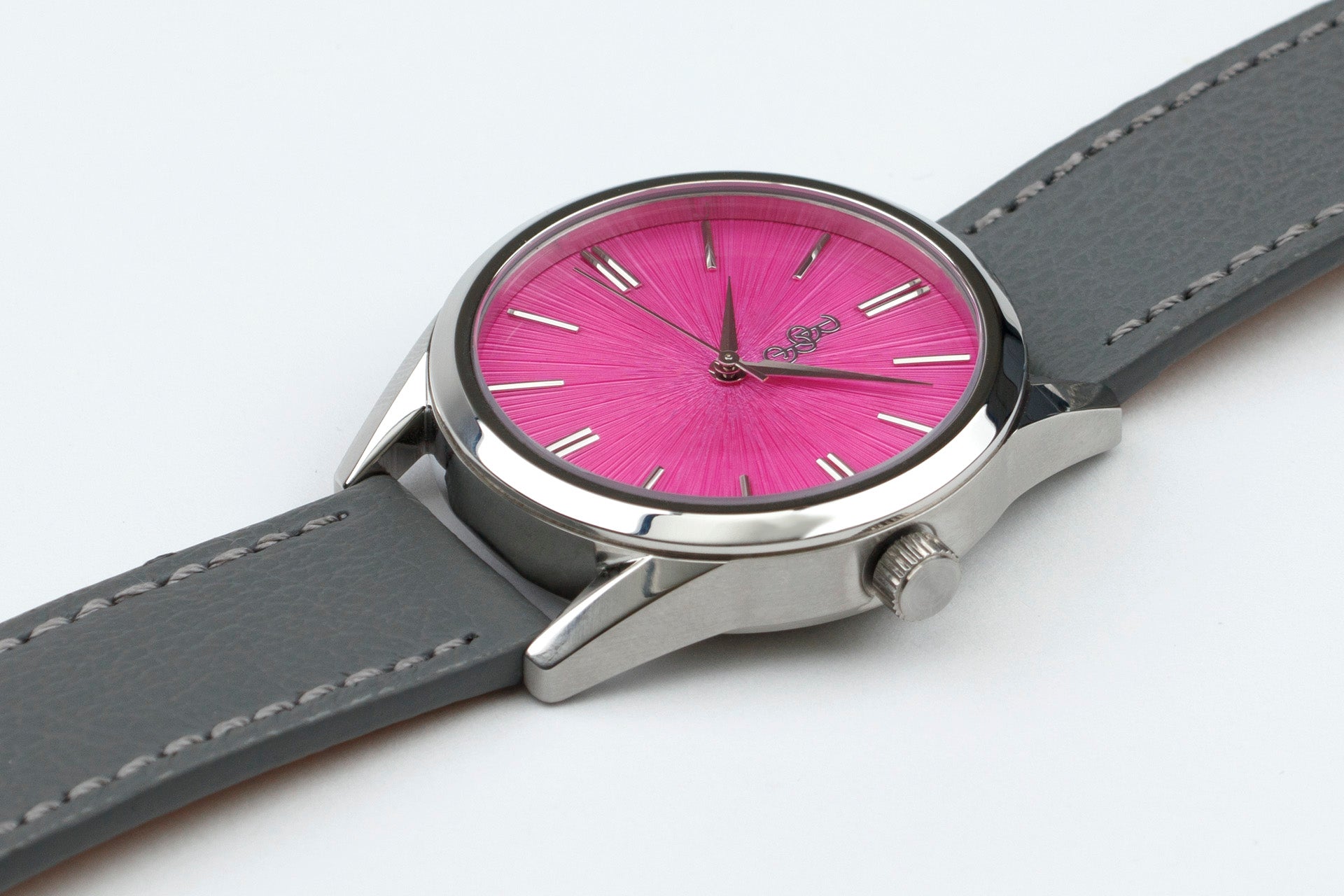 The Beyond Boring Watch Company 39mm Pink Sunburst