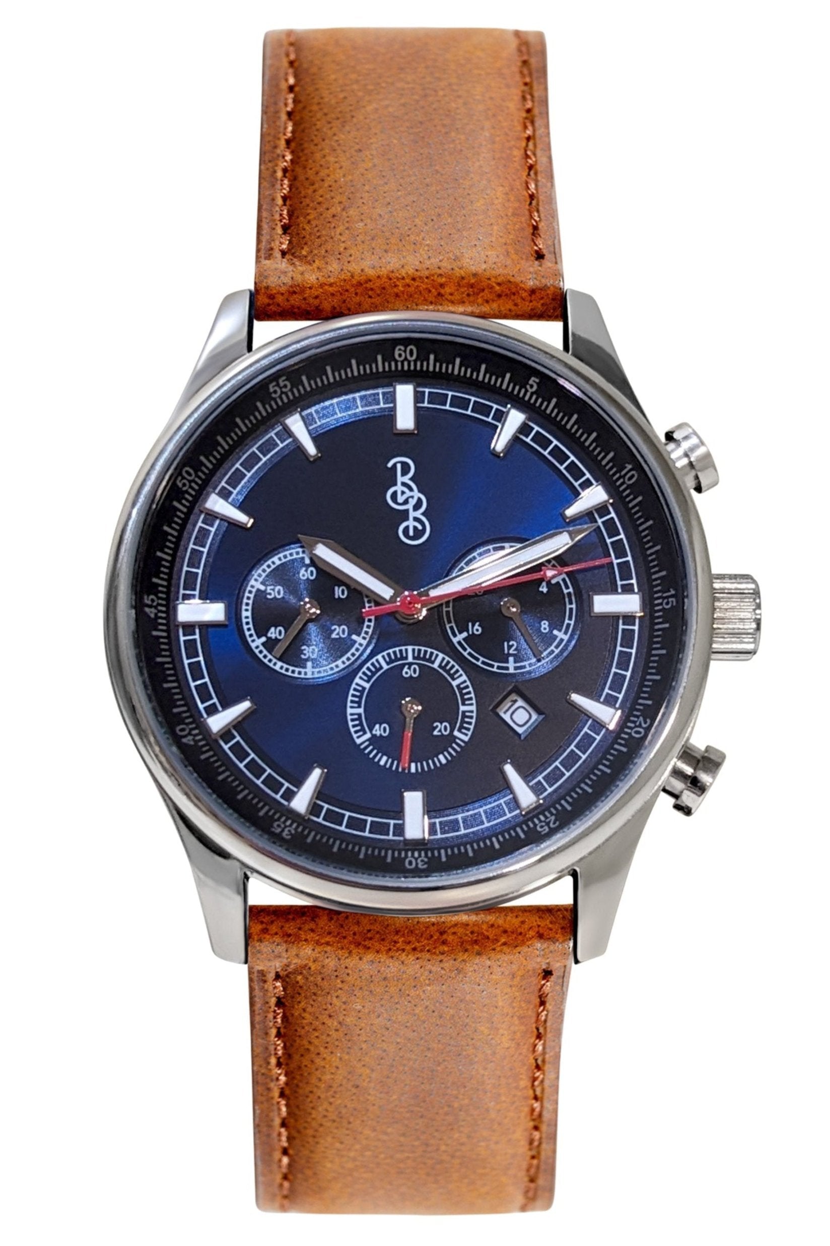 The Beyond Boring Watch Company 41mm Blue Sport Chronograph