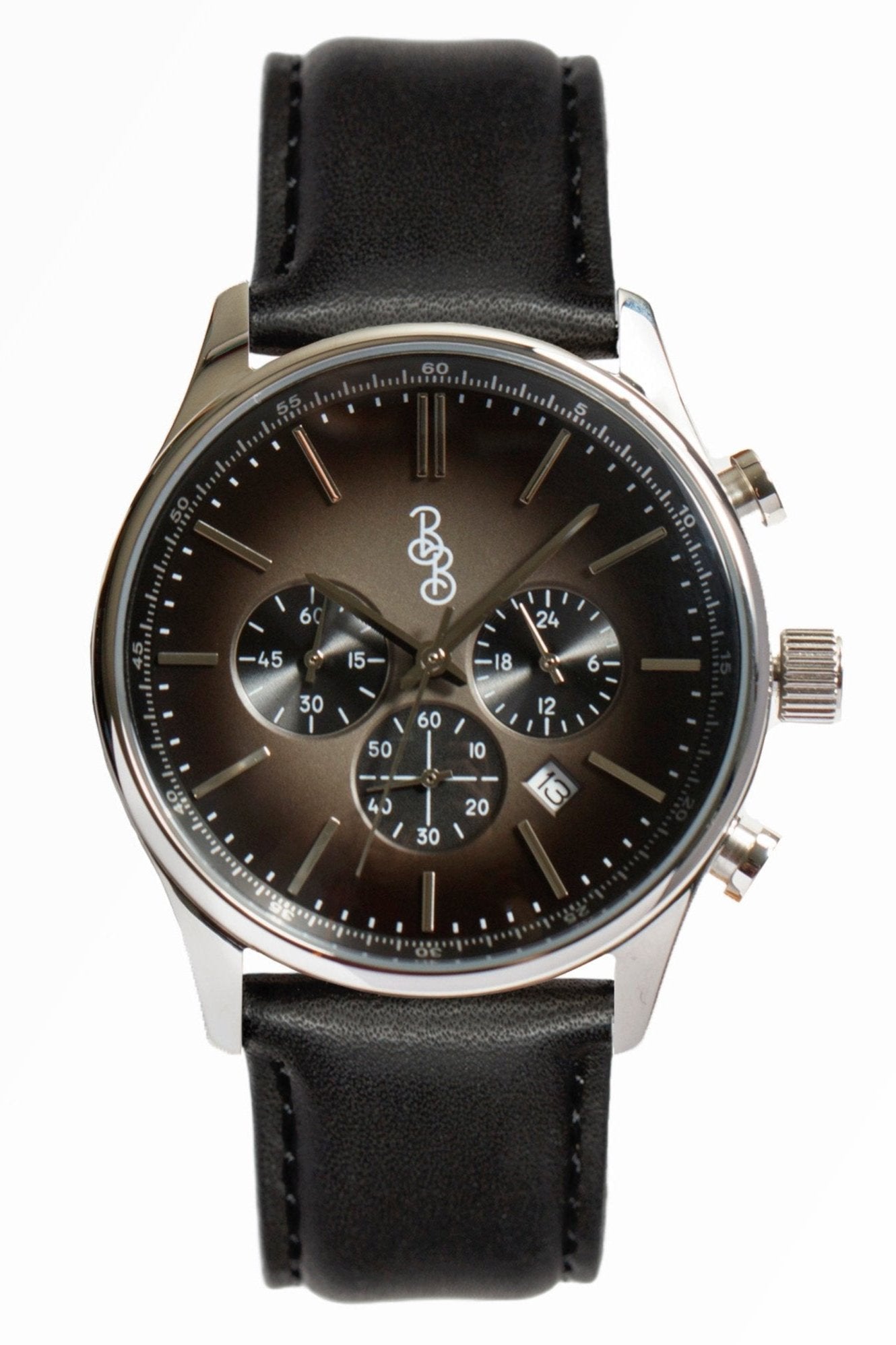 The Beyond Boring Watch Company 41mm Gray Retro Chronograph