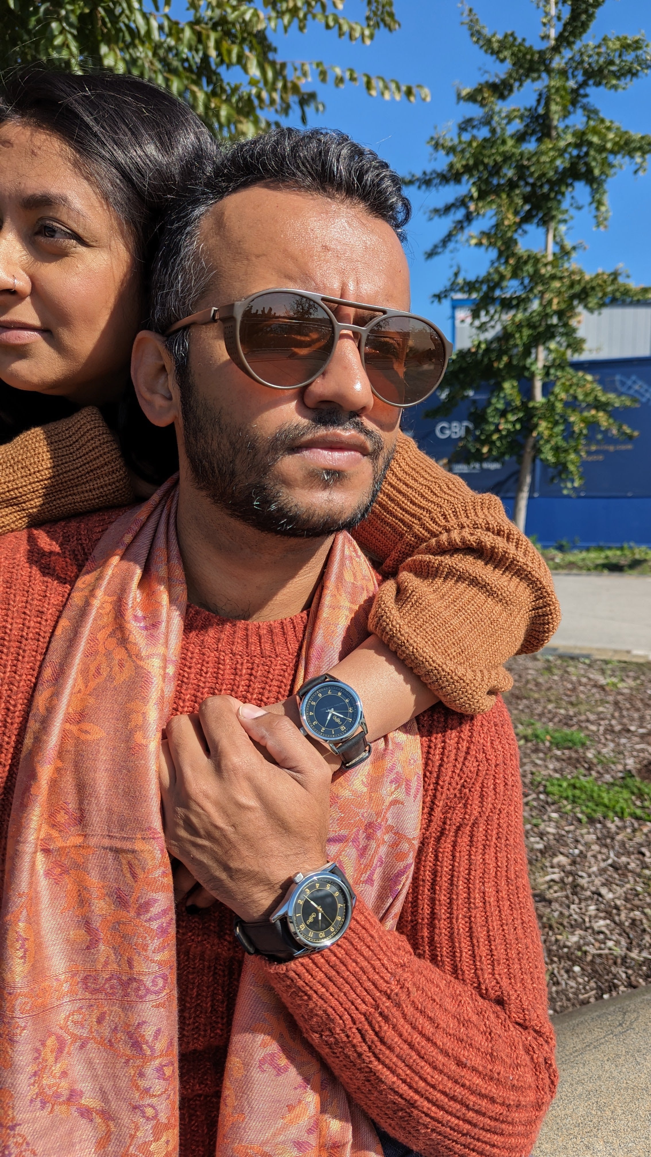 The Beyond Boring Watch Company Black and Gold Classic