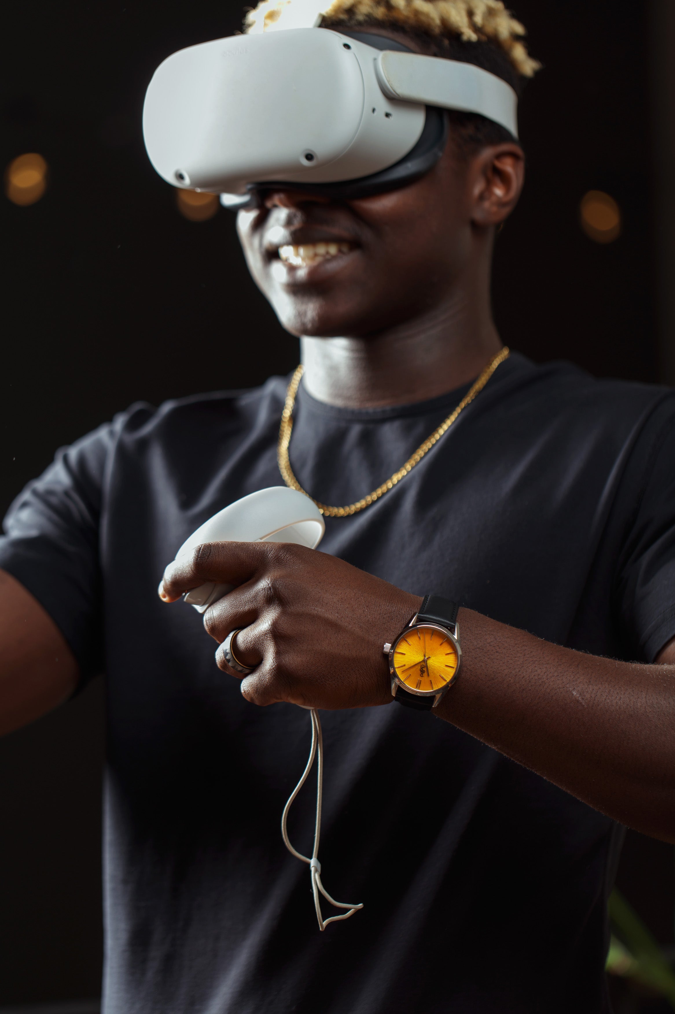 The Beyond Boring Watch Company Yellow Sunburst