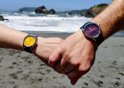 Why men are choosing colorful watches again