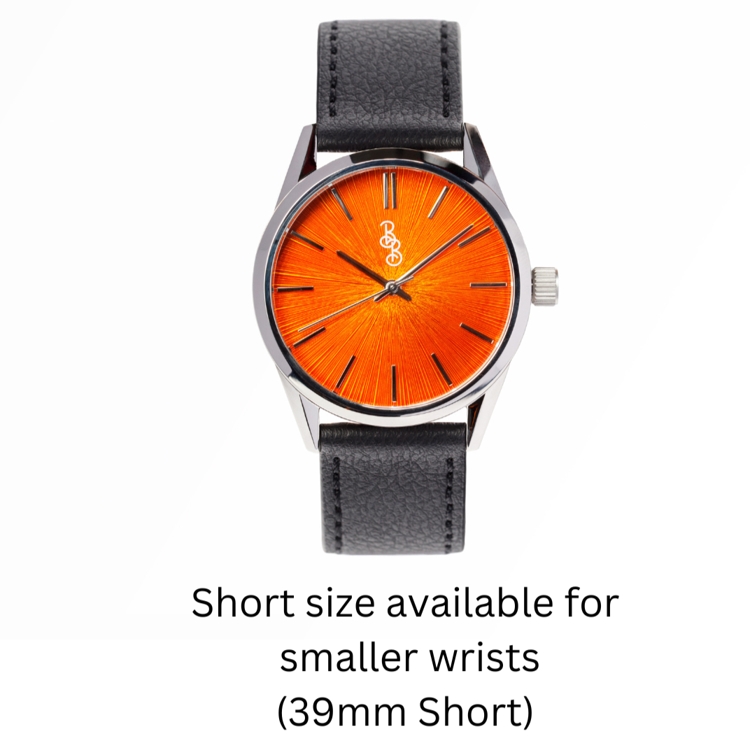 Orange Sunburst Watch