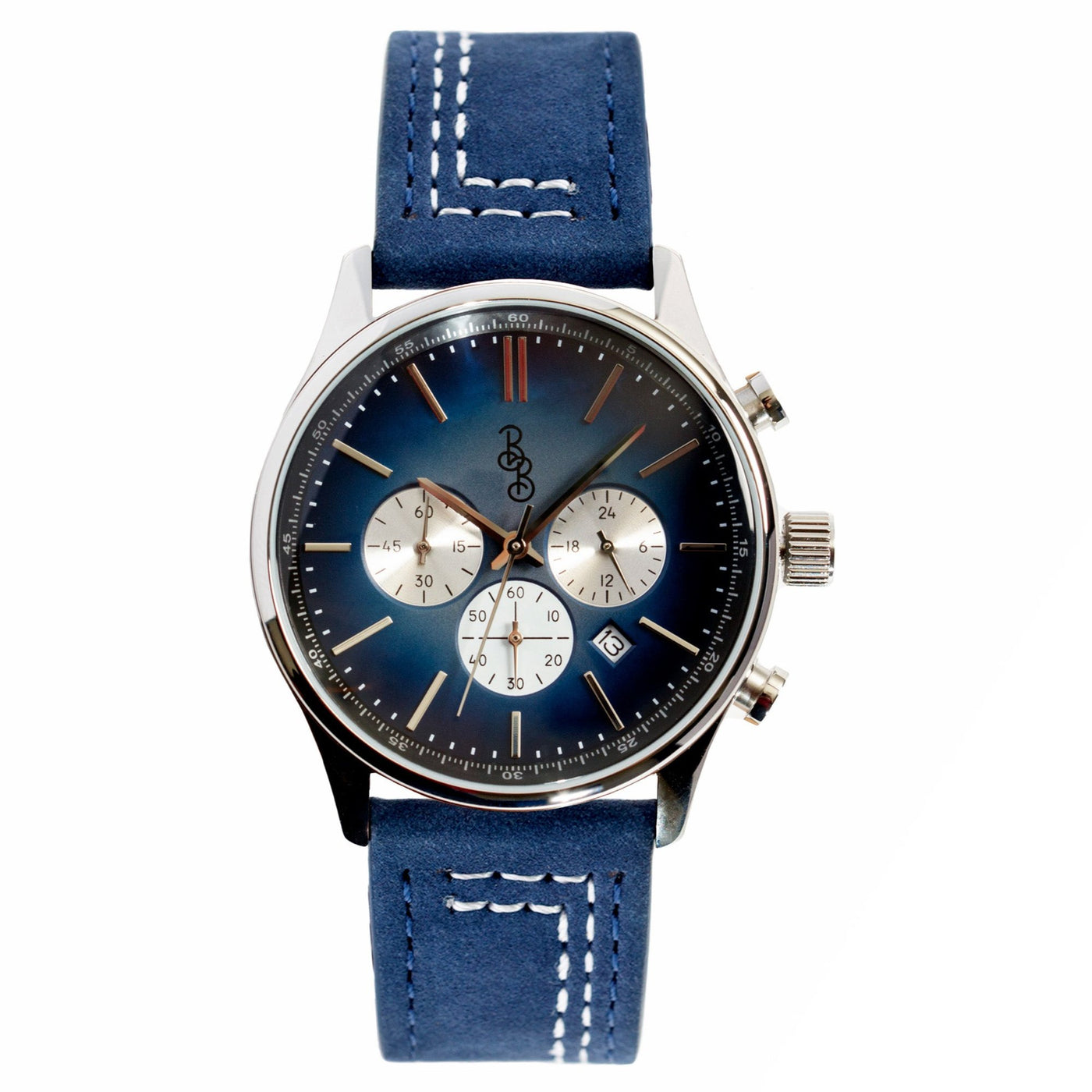 Blue Retro Chronograph