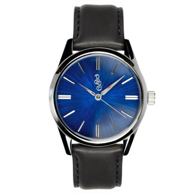 Blue Sunburst Watch