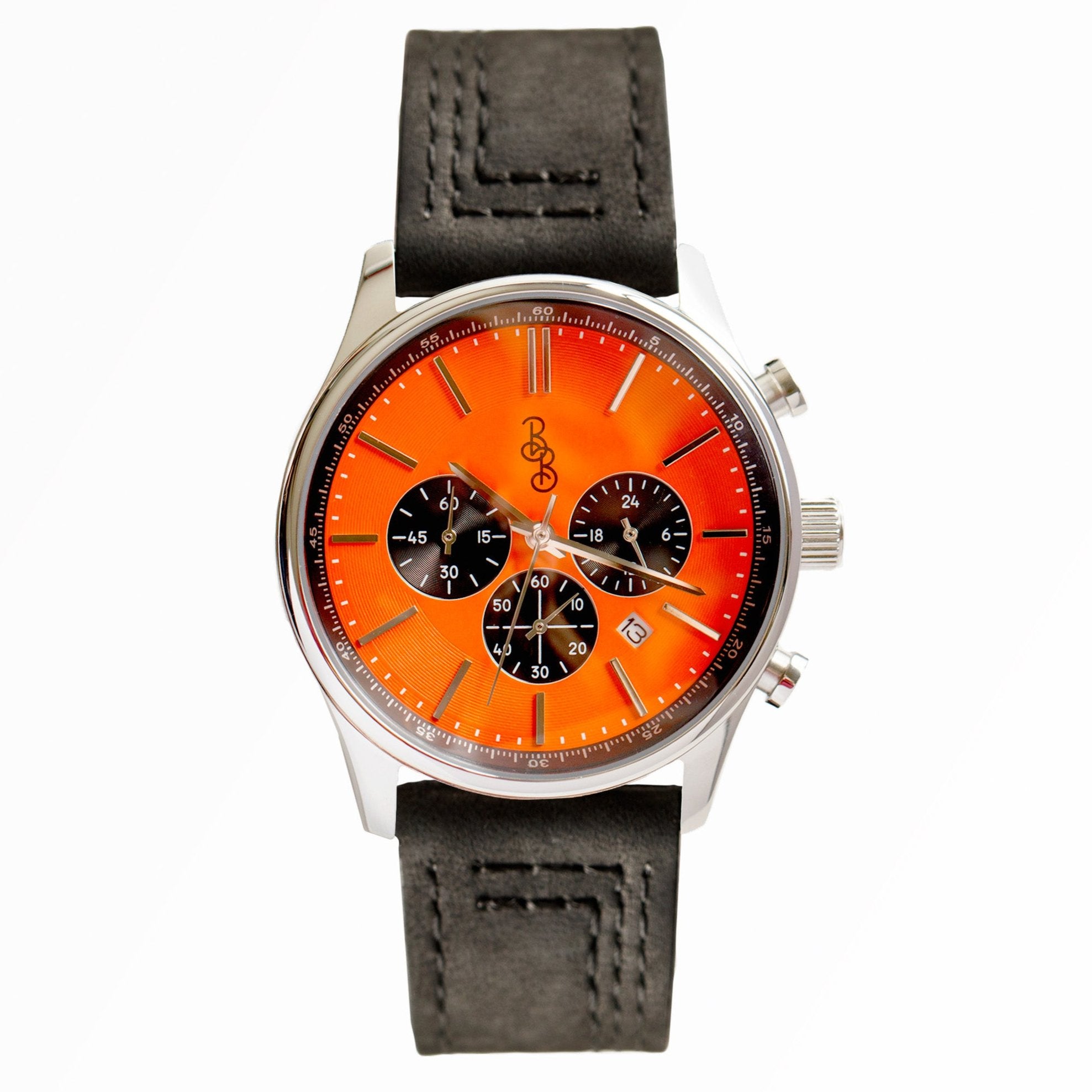 Orange and Black Chronograph