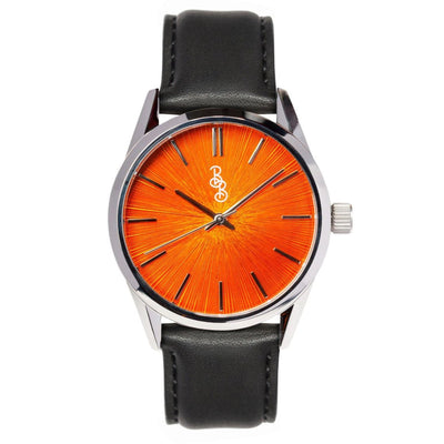 Orange Sunburst Watch