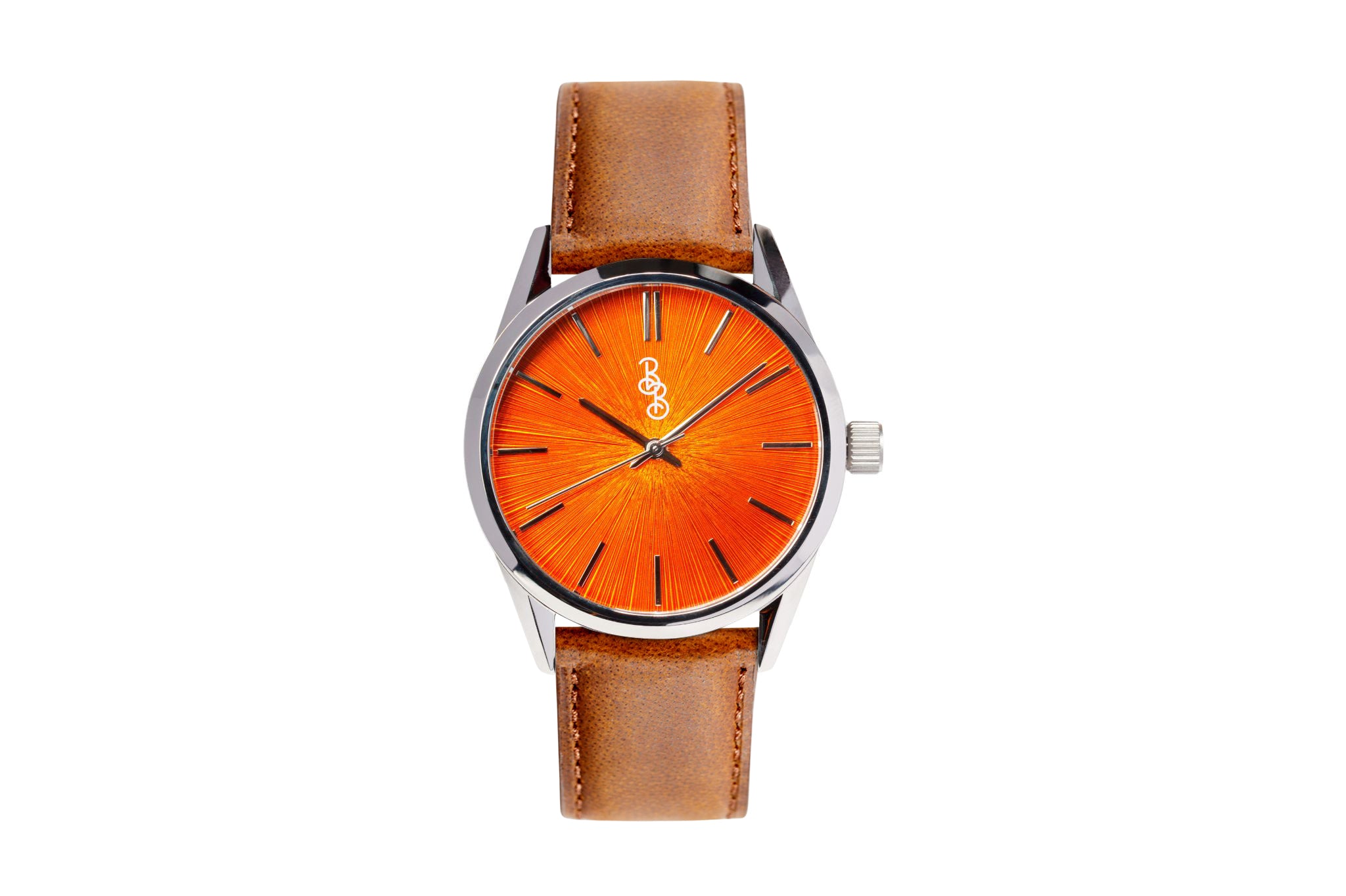 Orange Sunburst Watch