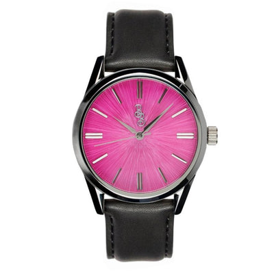 Pink Sunburst Watch