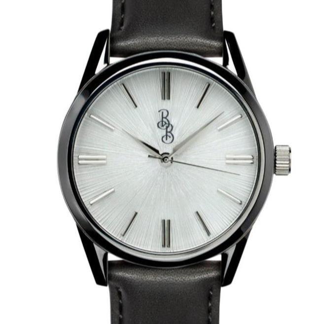 White Sunburst Watch