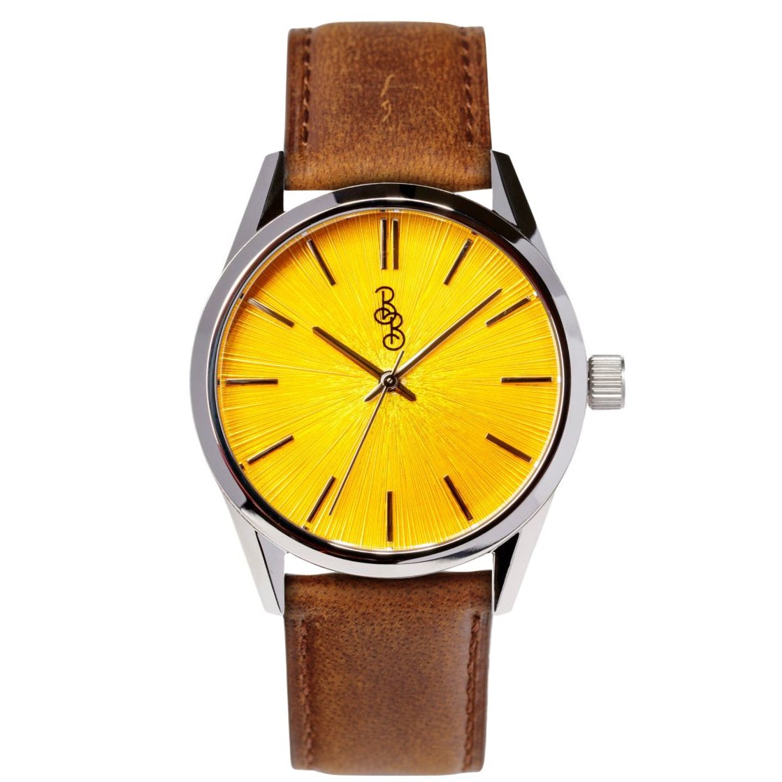 Yellow Sunburst Watch