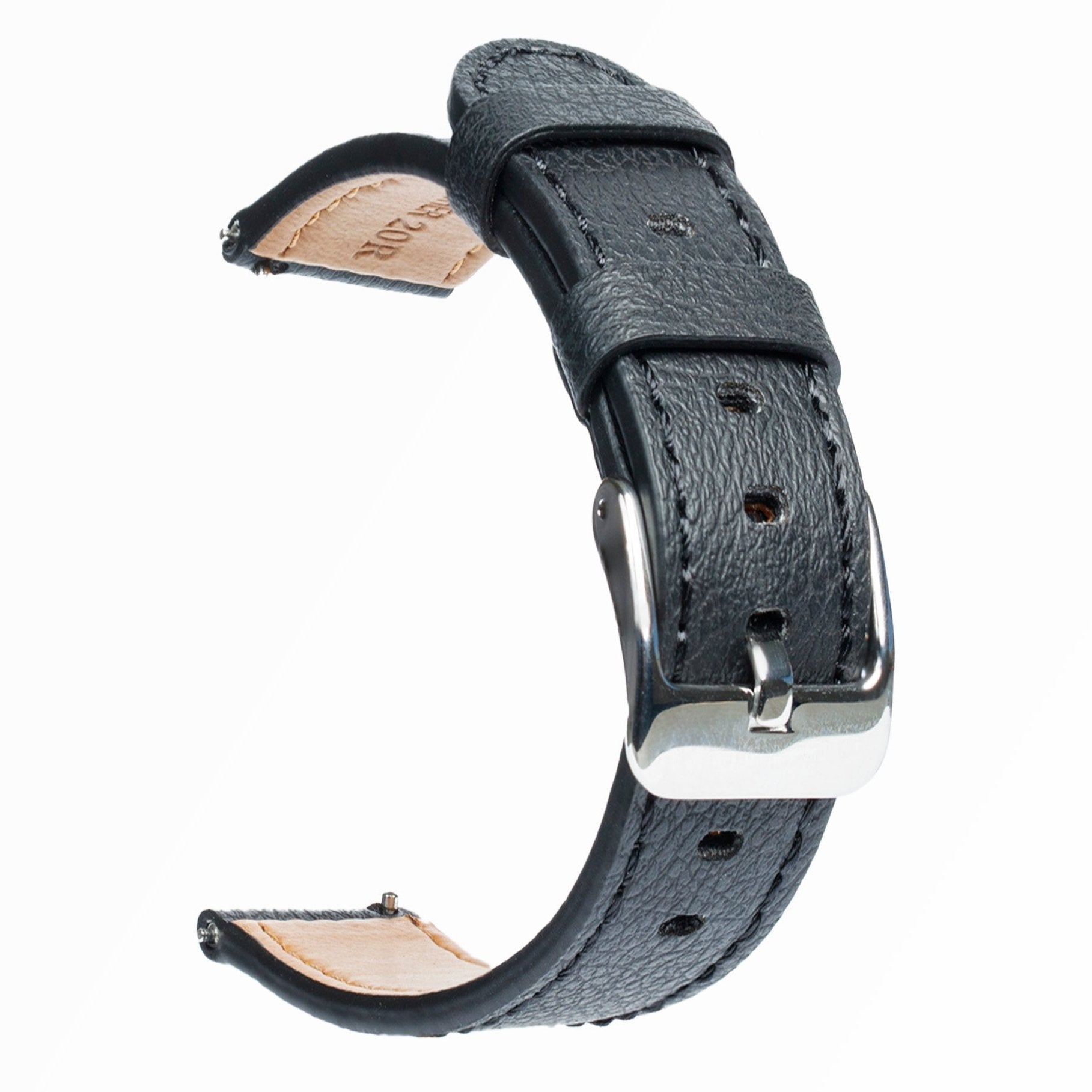 The Beyond Boring Watch Company 20mm Black Appleskin