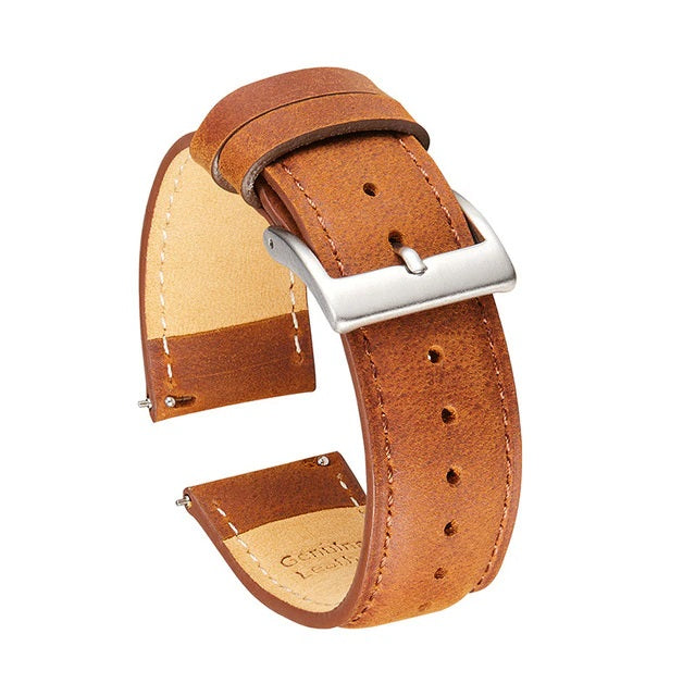 The Beyond Boring Watch Company 20mm Brown Leather