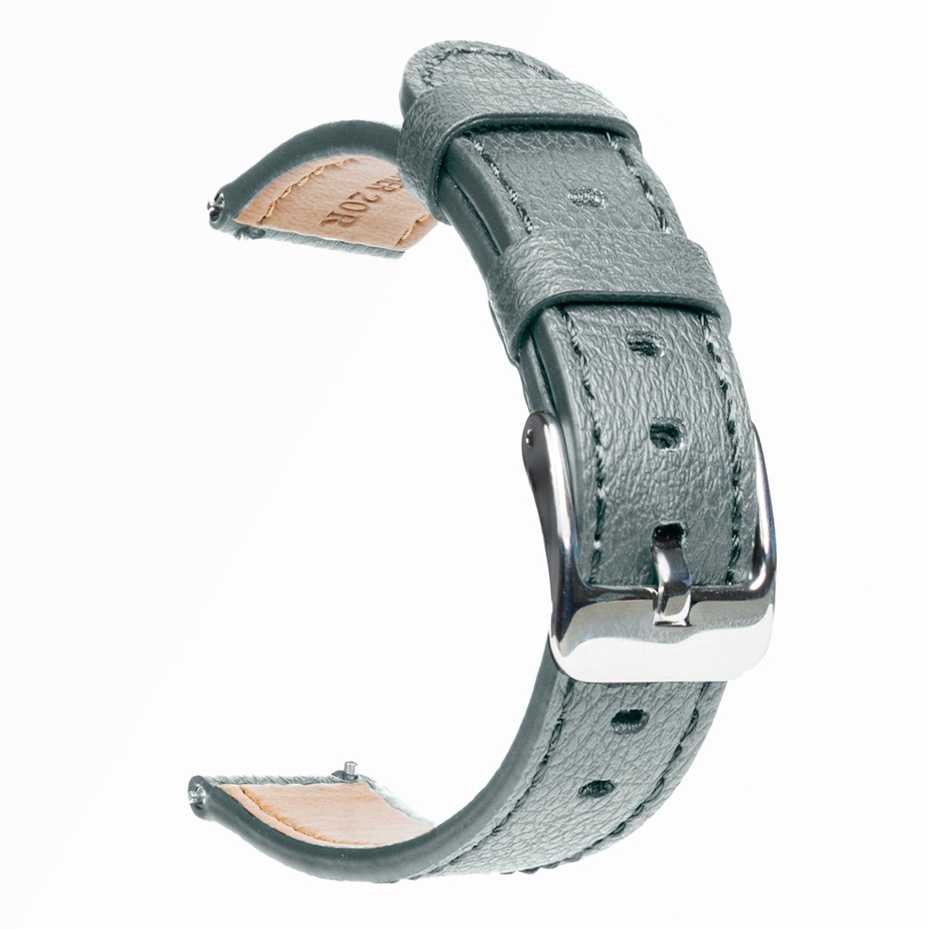 The Beyond Boring Watch Company 20mm Short Length Gray Appleskin