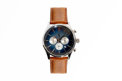 The Beyond Boring Watch Company 41mm Blue Retro Chronograph