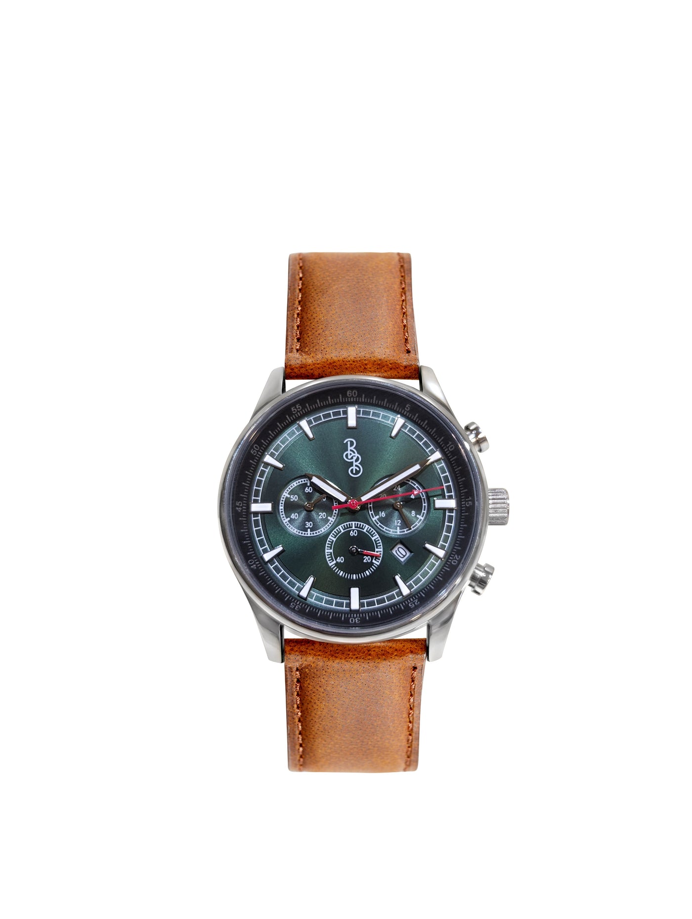 The Beyond Boring Watch Company 41mm Green Sport Chronograph