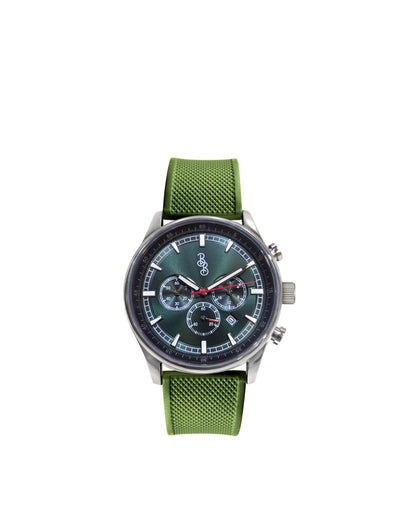 The Beyond Boring Watch Company 41mm Green Sport Chronograph