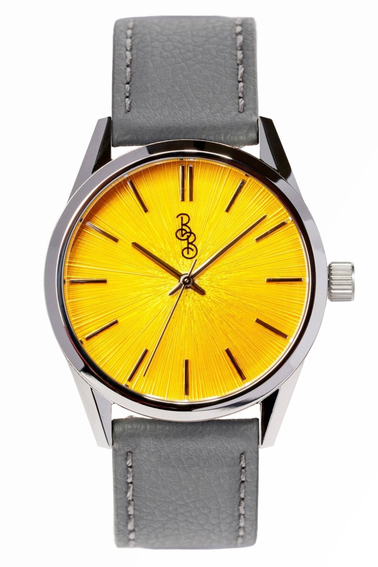 The Beyond Boring Watch Company 42mm Yellow Sunburst