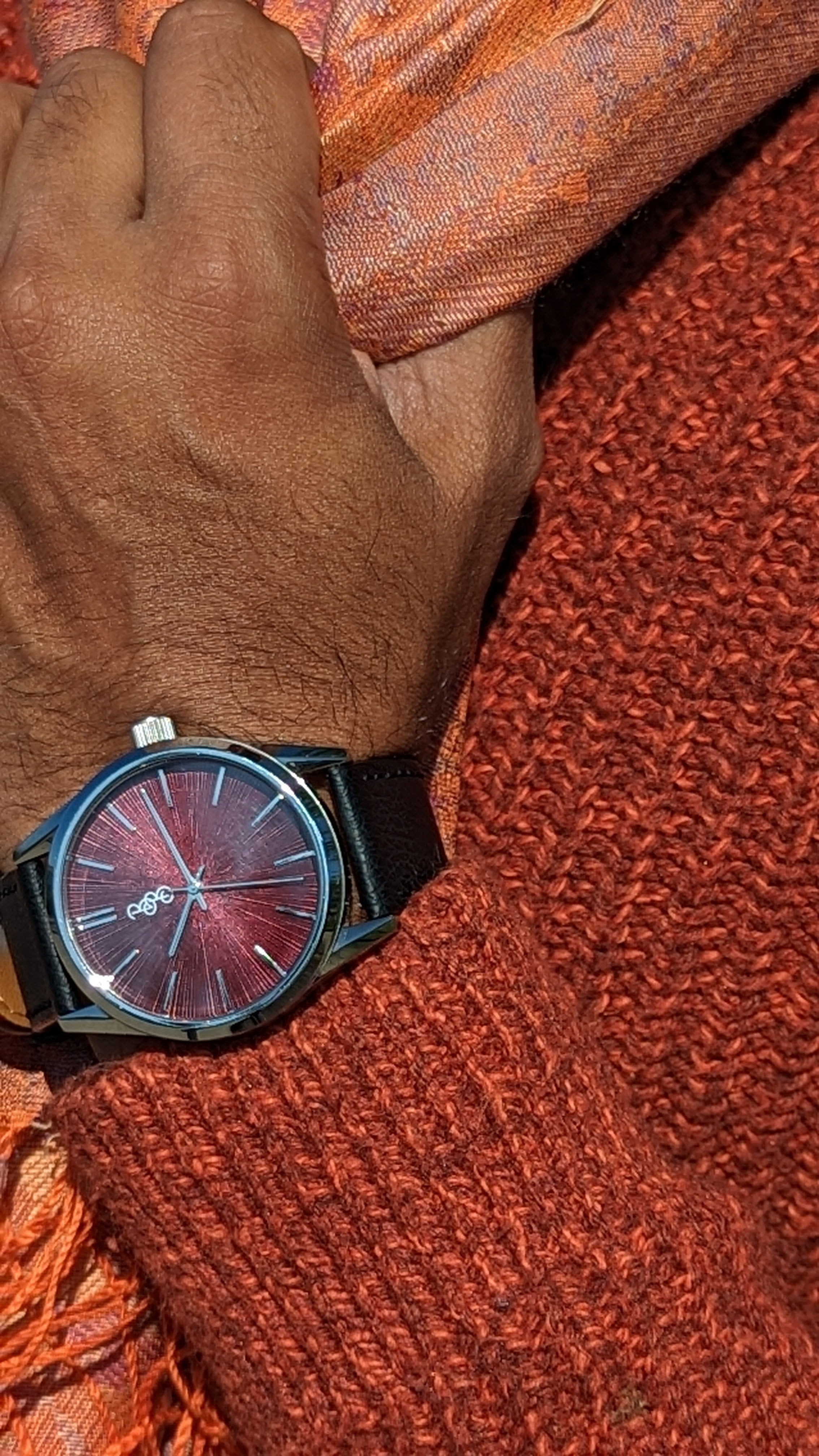 The Beyond Boring Watch Company Watches Burgundy Sunburst