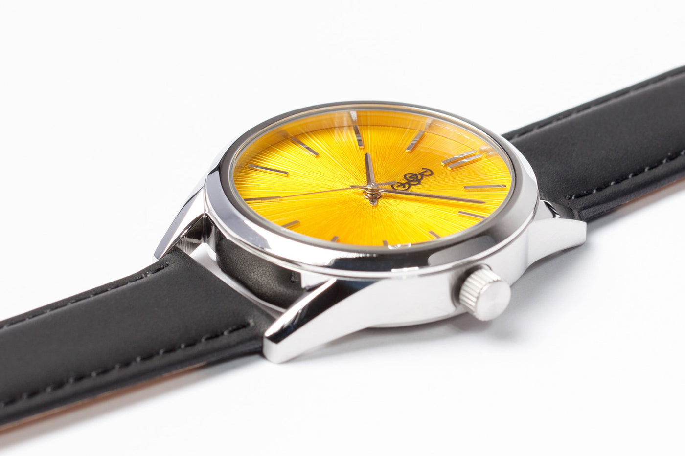 The Beyond Boring Watch Company Yellow Sunburst